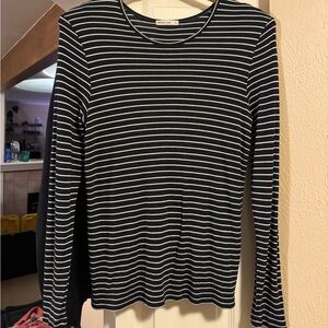 Marine Layer fitted ribbed long sleeve shirt